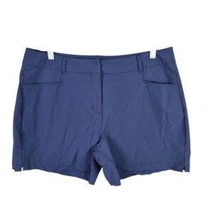 Womens Willit Blue Athletic Shorts 5" Inseam Outdoor Hiking Nylon Stretch 12